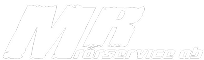 MR Rörservice - Vit Logotyp